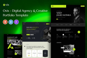  Ovix - Digital Agency & Portfolio Template