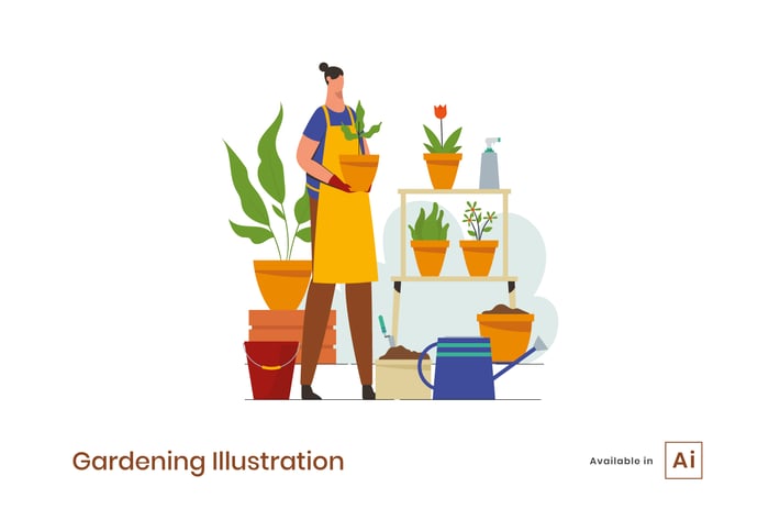 Gardening Illustration