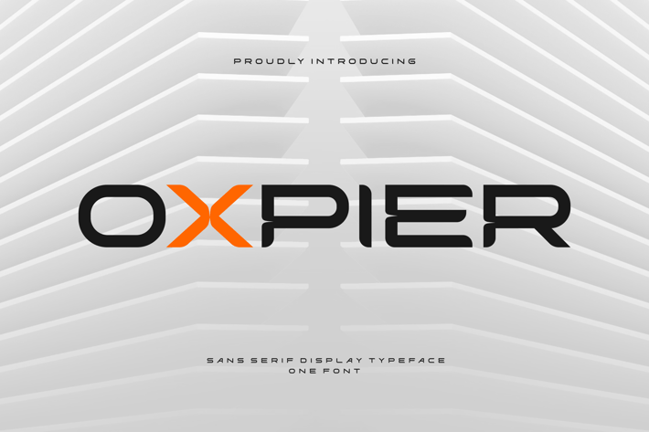 Oxpier - Sans Serif Display Typeface