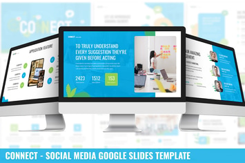 Connect - Social Media Google Slides Template