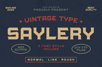 Saylery Typeface
