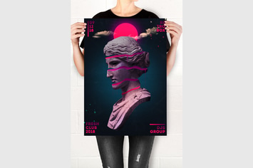 Frame Girl A4 Mock Up