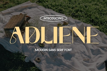 Adliene Modern Sans Serif Font