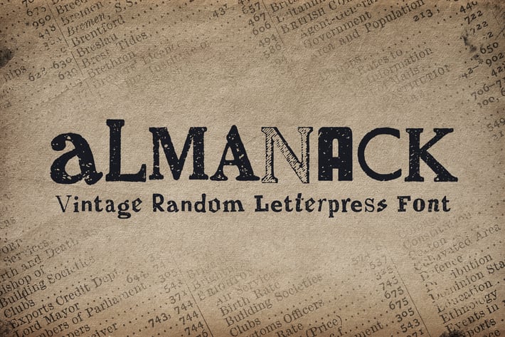 Almanack Font