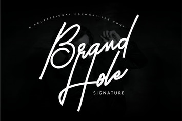 Brand Hole | Handwritten Signature Font
