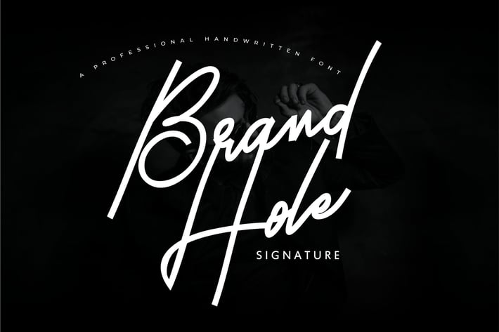 Brand Hole | Handwritten Signature Font