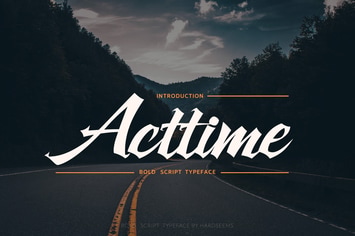 Acttime - Bold Script