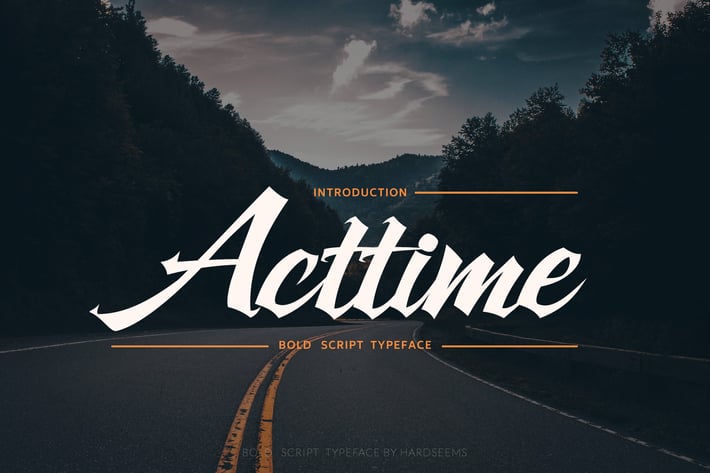 Acttime - Bold Script