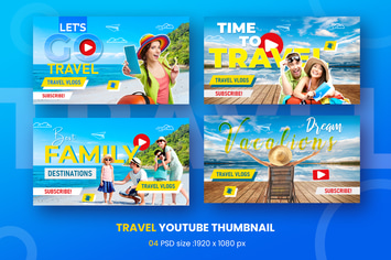 Travel Youtube Thumbnail Template