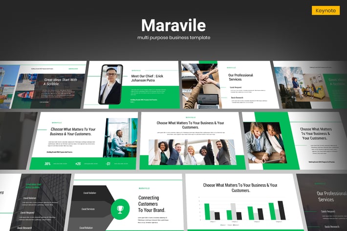 Maravile - Multipurpose Business Keynote Template