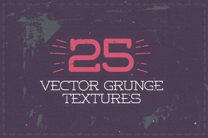 25 Vector Grunge Textures