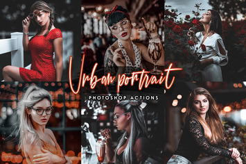Urbun- Portrait Actions Photoshop