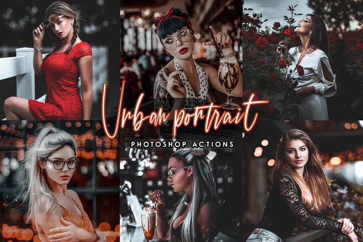 Urbun- Portrait Actions Photoshop