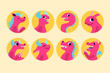 Bubble Monsters Badges