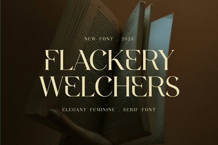 Flackery Welchers Elegant Feminine Serif Font