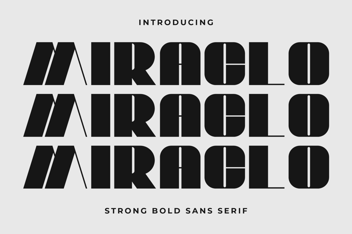 Miraclo Display Sans