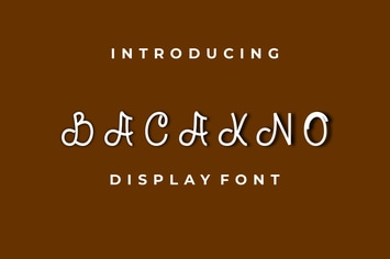 BACAKNO Font