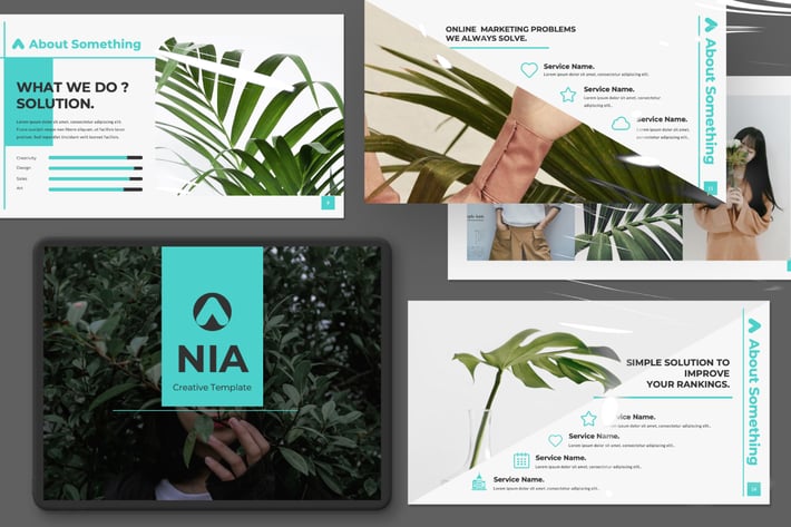 Nia Pitch Deck Keynote Template
