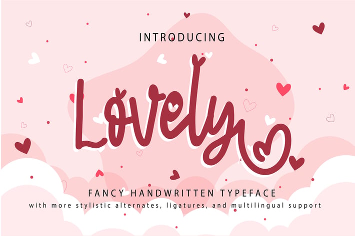 Lovely | Fancy Handwritten Typeface 