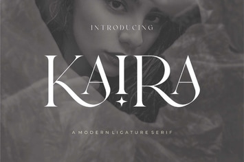 KAIRA Ligature Serif Typeface