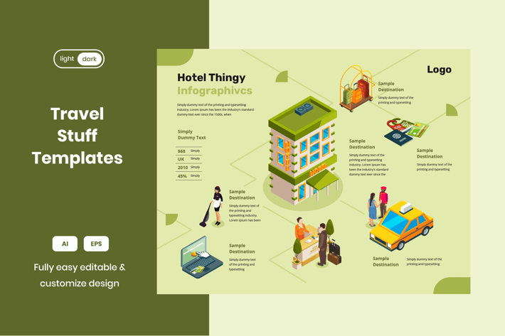 Travel Tips Infographic: Hotel