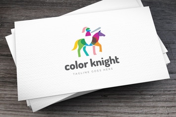 Color Knight Logo Template
