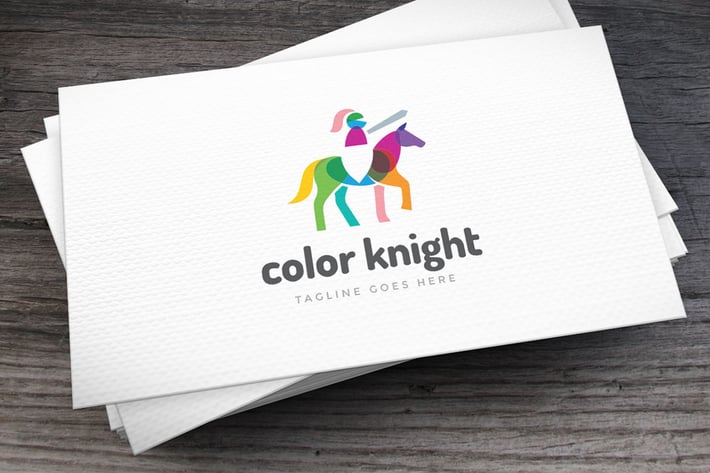Color Knight Logo Template