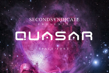 Quasar - Rounded Font