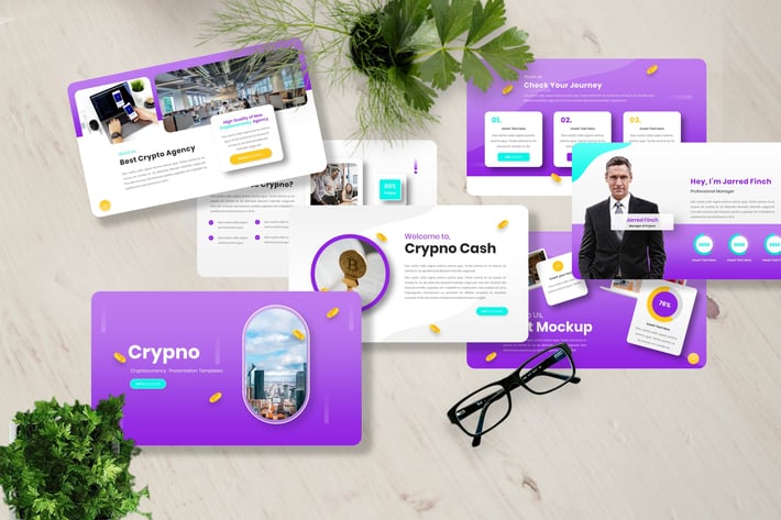 Crypno - Cryptocurrency Powerpoint Templates