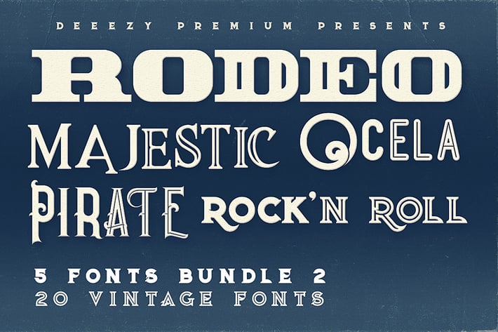 5 Fonts Bundle 2