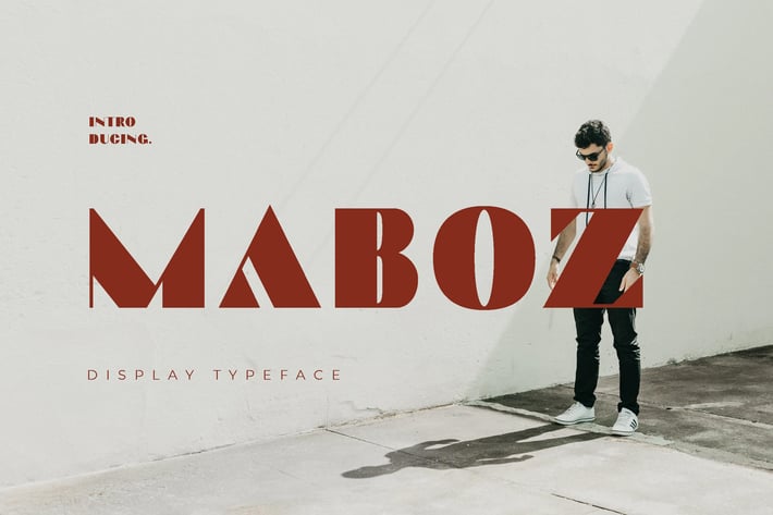 MABOZ Classy Advertisement Font