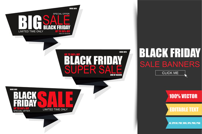 Black Friday Sale Banners
