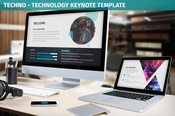Techno - Technology Keynote Template