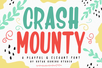 Crash Mounty - Playful Display Font