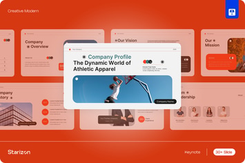 White Modern Company Profile Keynote • 002