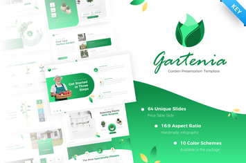 Gartenia Gardening Keynote Template