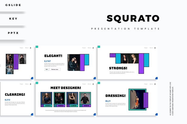 Squrato Presentation Template