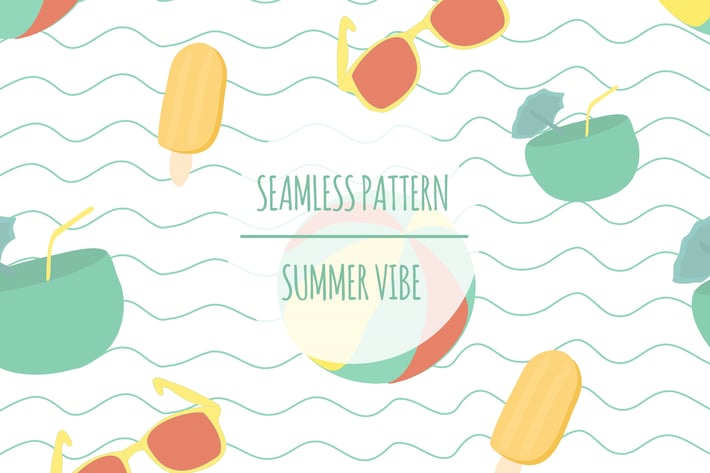 Summer Vibe – Seamless Pattern