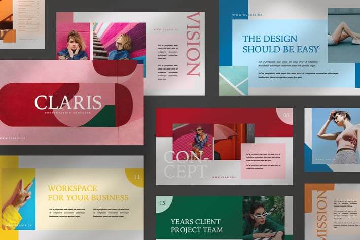 Claris Presentation Business Template
