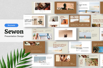 Sewon - Presentation Template Keynote
