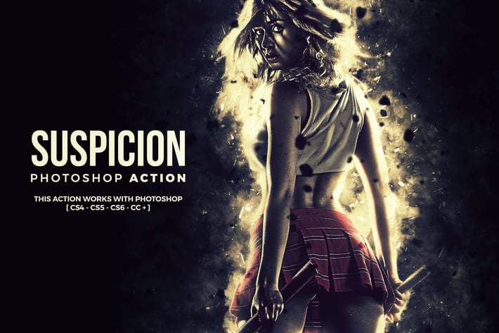 Suspicion Photoshop Action
