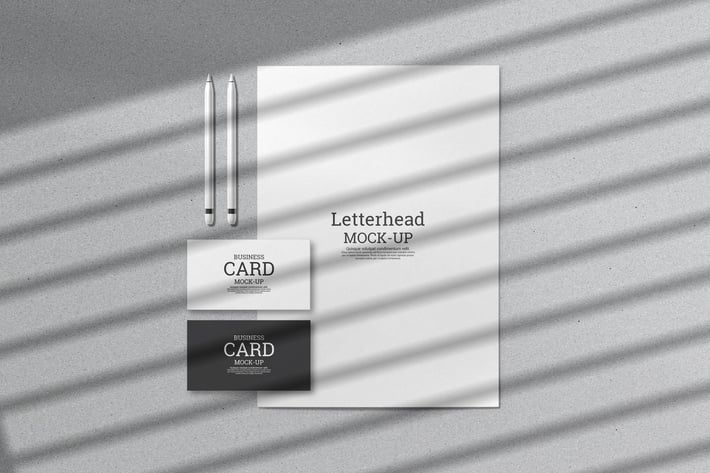 Realistic stationery mockup m1