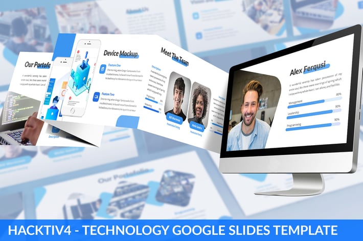 Hacktiv4 - Technology Google Slides Template