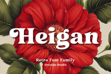 Heigan - Retro Font Family