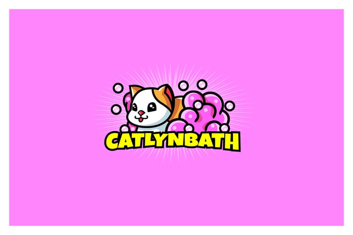 CAT GROOMING - Mascot & Esport Logo