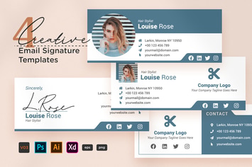 Creative Email Signature V03