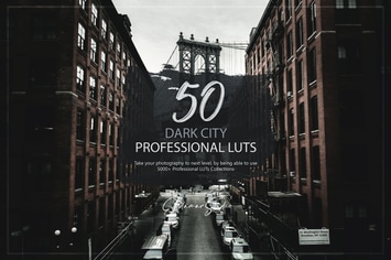 50 Dark City LUTs Pack