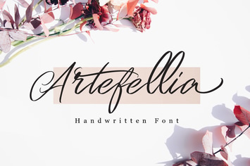 Artefellia - Handwritten Font