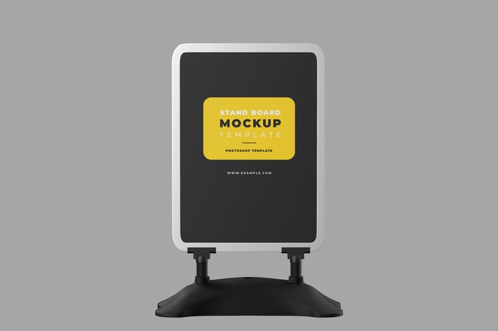 Stand Board Mock-Up Template