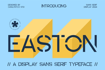 Easton DIsplay Sans Serif Font 